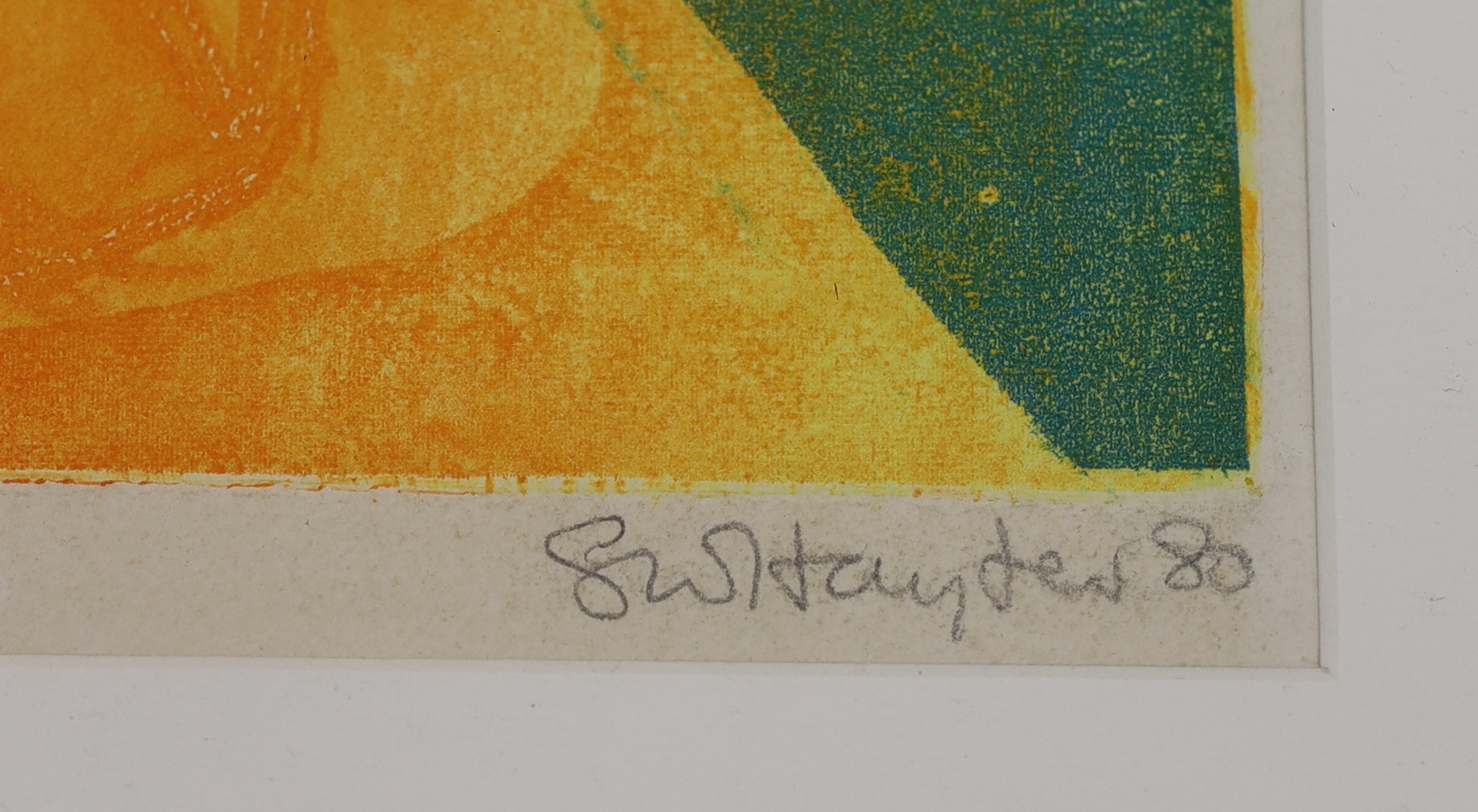 Stanley William Hayter (1901-1988), etching on wove, 'Il Commendatore', signed and inscribed in French, limited edition 87 of 100, 60 x 50cm
